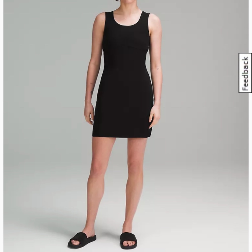 lululemon athletica Black Sleeveless Bodycon Dress